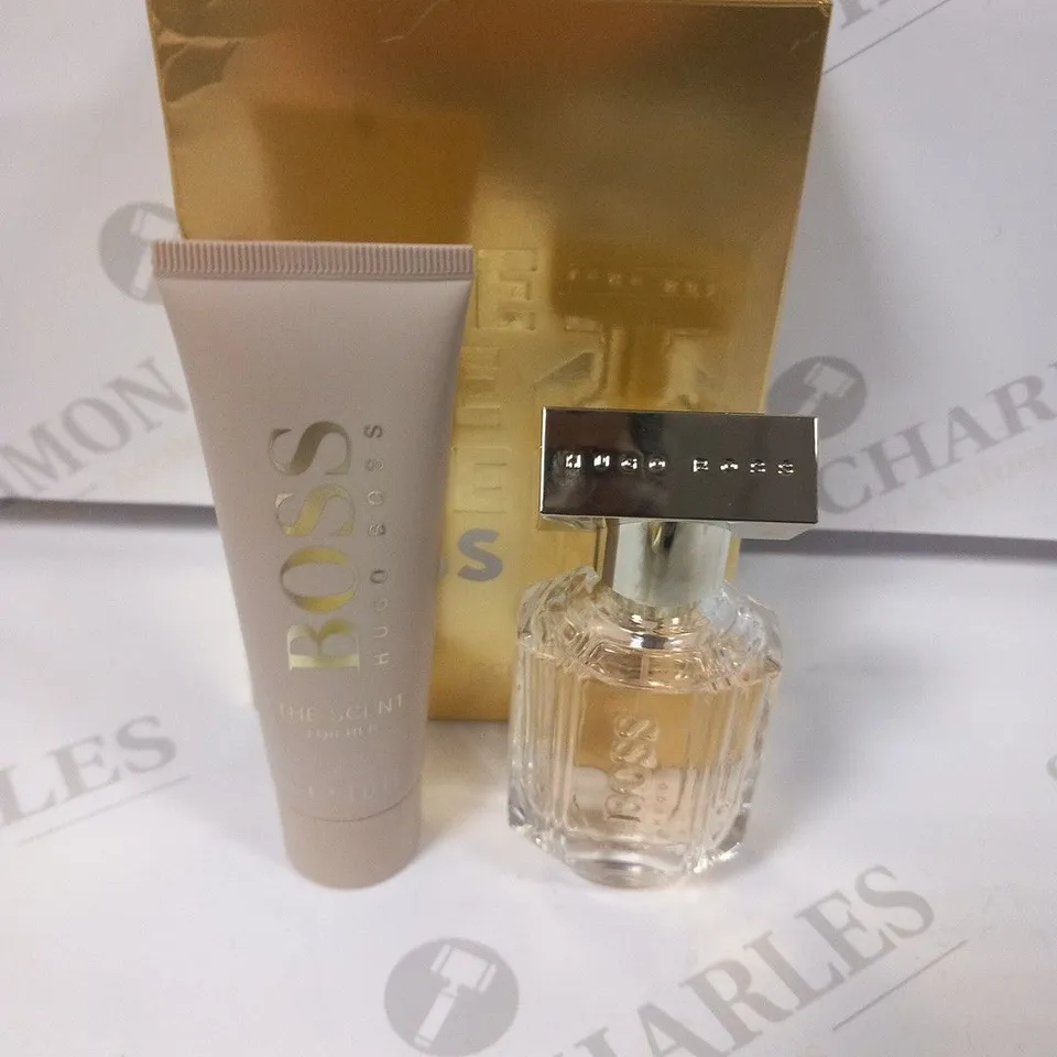 BOXED HUGO BOSS LOVE LIVE GIVE BOSS THE SCENT FOR HER GIFT SET