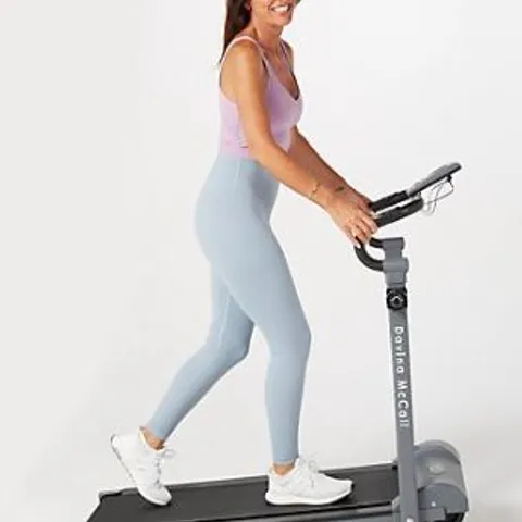 BRAND NEW DAVINA FITNESS MAGNETIC WALKING MANUAL TREADMILL GREY