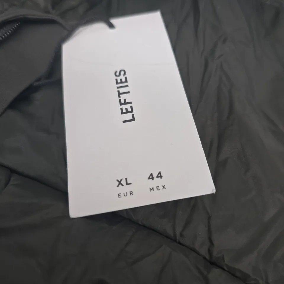 LEFTIES HOODED PUFFER JACKET – OLIVE GREEN, XL (EU 44)