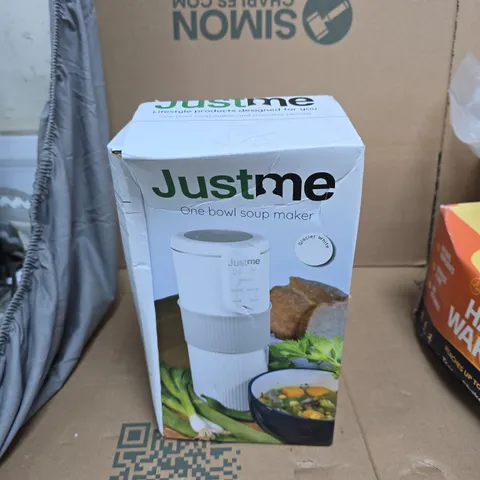 JUSTME ONE BOWL SOUP MAKER – BOXED