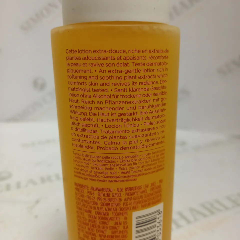 CLARINS EXTRA COMFORT TONING LOTION WITH ALOE VERA