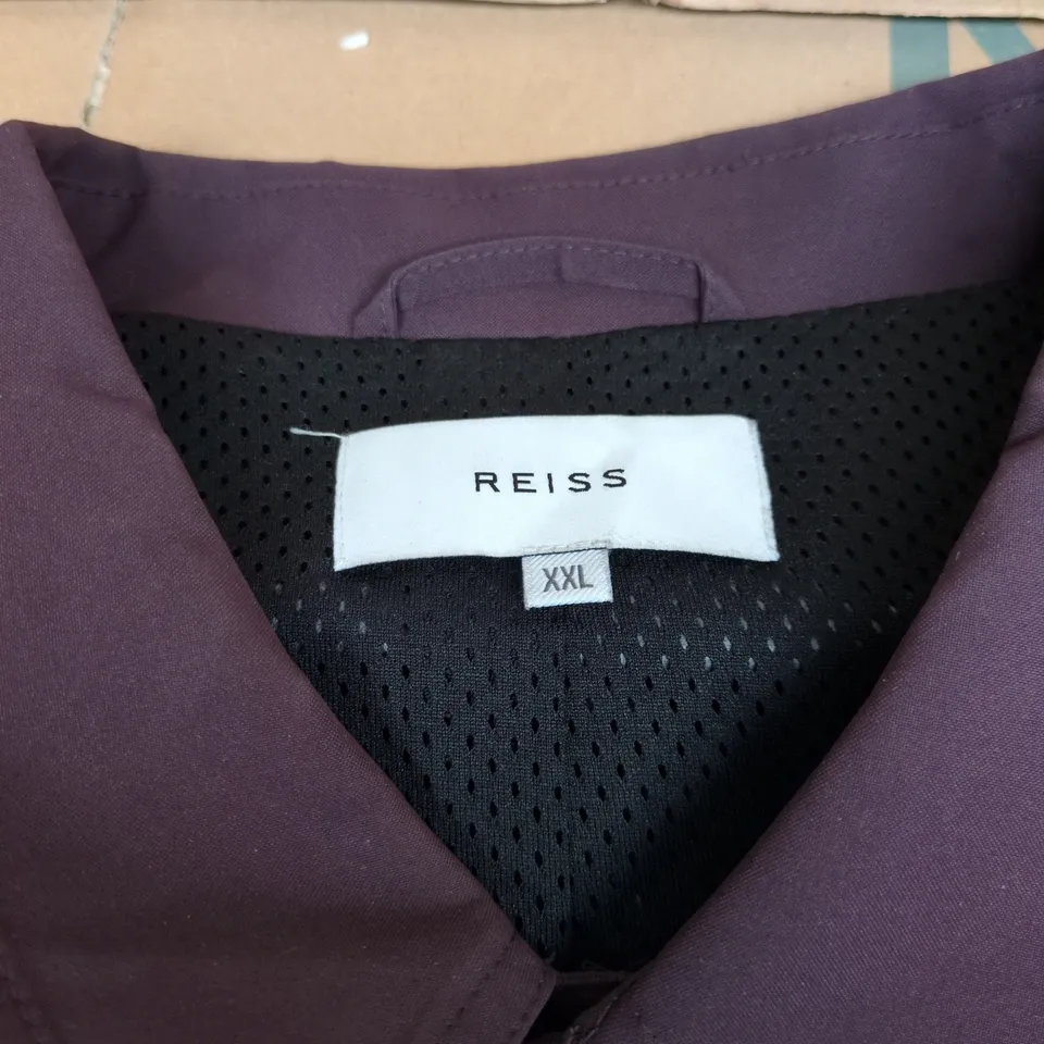 REISS BUTTON-DOWN SHIRT / COAT – SIZE XXL