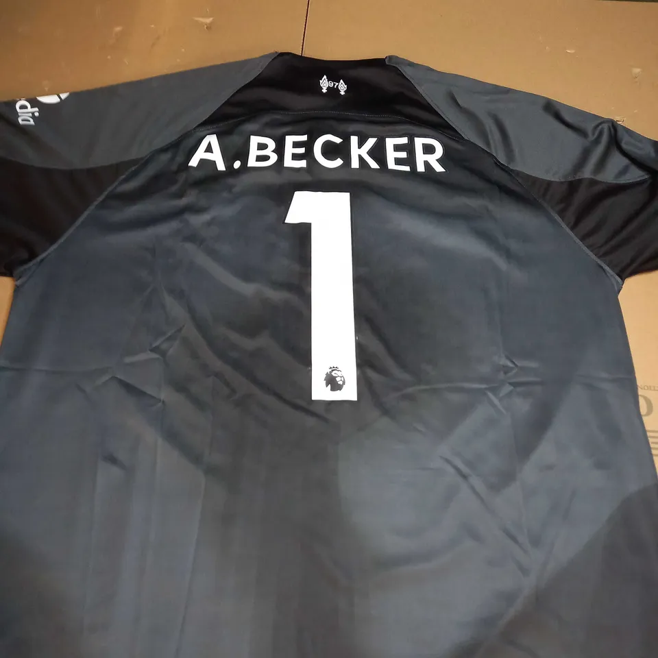LIVERPOOL FC GOALKEEPER JERSEY WITH ALLISON.B 1 SIZE XXL