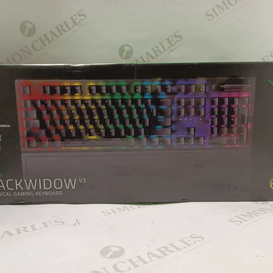 SEALED RAZER BLACKWIDOW V3 MACHANICAL GAMING KEYBOARD