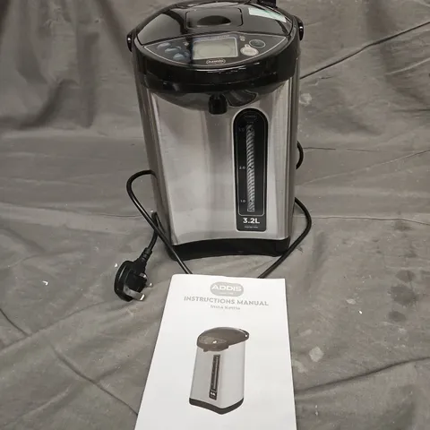 ADDIS INSTA KETTLE THERMA POT 3.2L IN BLACK