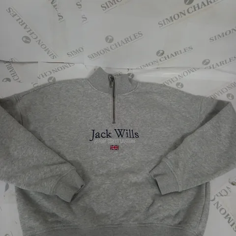 JACK WILLS HALF ZIP SWEATSHIRT SIZE 4