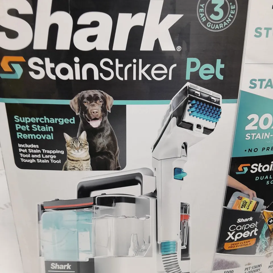 BOXED SHARK STAIN STRIKER PET SPOT CLEANER PX200UKT