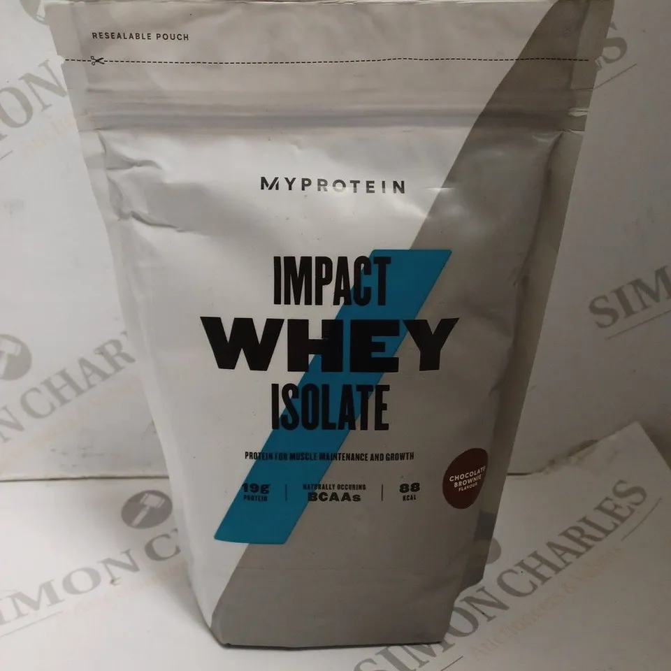 SEALED MYPROTEIN IMPACT WHEY ISOLATE - 500G - CHOCOLATE BROWNIE 