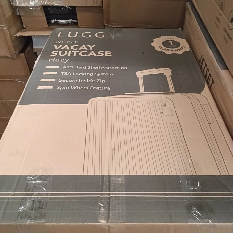 BOXED LUGG TRAVEL SUITCASE