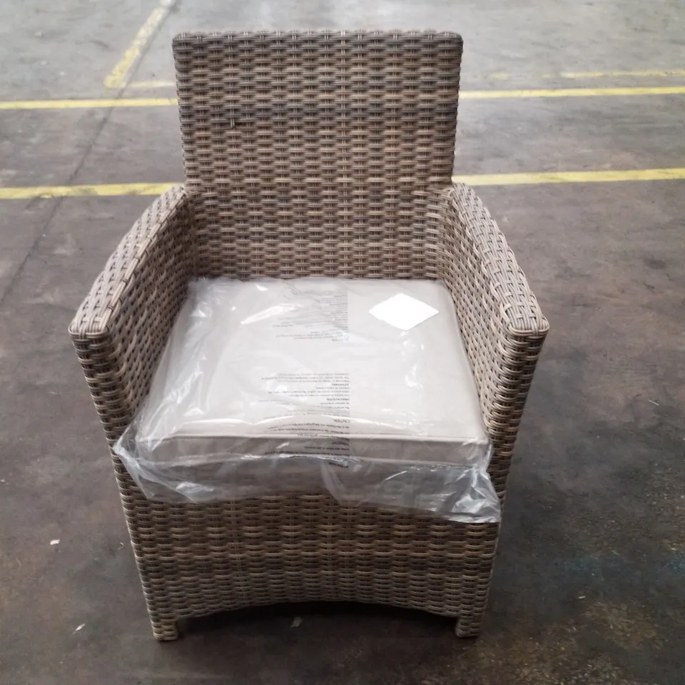 RATTAN GARDEN PATIO DINING CHAIR