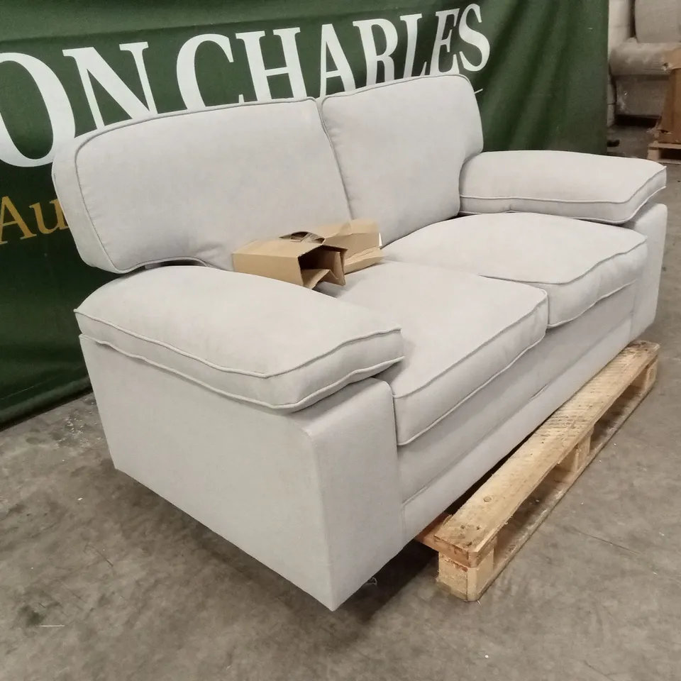 CHATHAM 2 SEATER SOFA, DOVE GREY CLASSIC PLUSH FABRIC