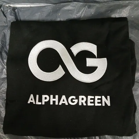 APPROXIMATELY 16 PCS SIZE LARGER ALPHAGREEN HOODIE WITH AG MONOGRAM LOGO