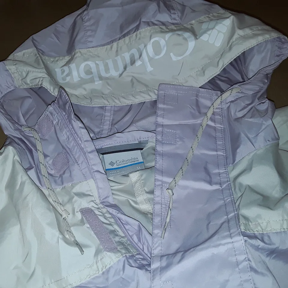 COLUMBIA CHALLENGER WOMENS WINDBREAKER IN PURPLE - M
