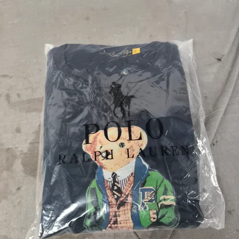 BAGGED POLO RALPH LAUREN GRAPHIC BEAR JUMPER - LARGE