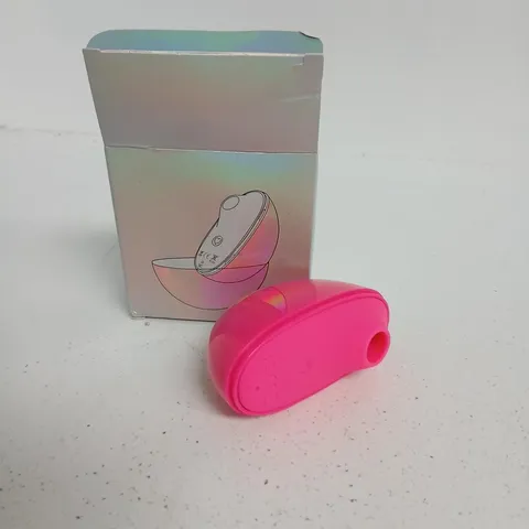 PINK SILICONE VIBRATOR WITH USER MANUAL (BOXED)