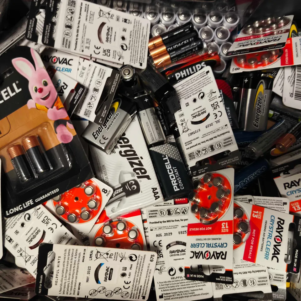 LARGE OF ASSORTMENT OF VARIOUS BATTERIES
