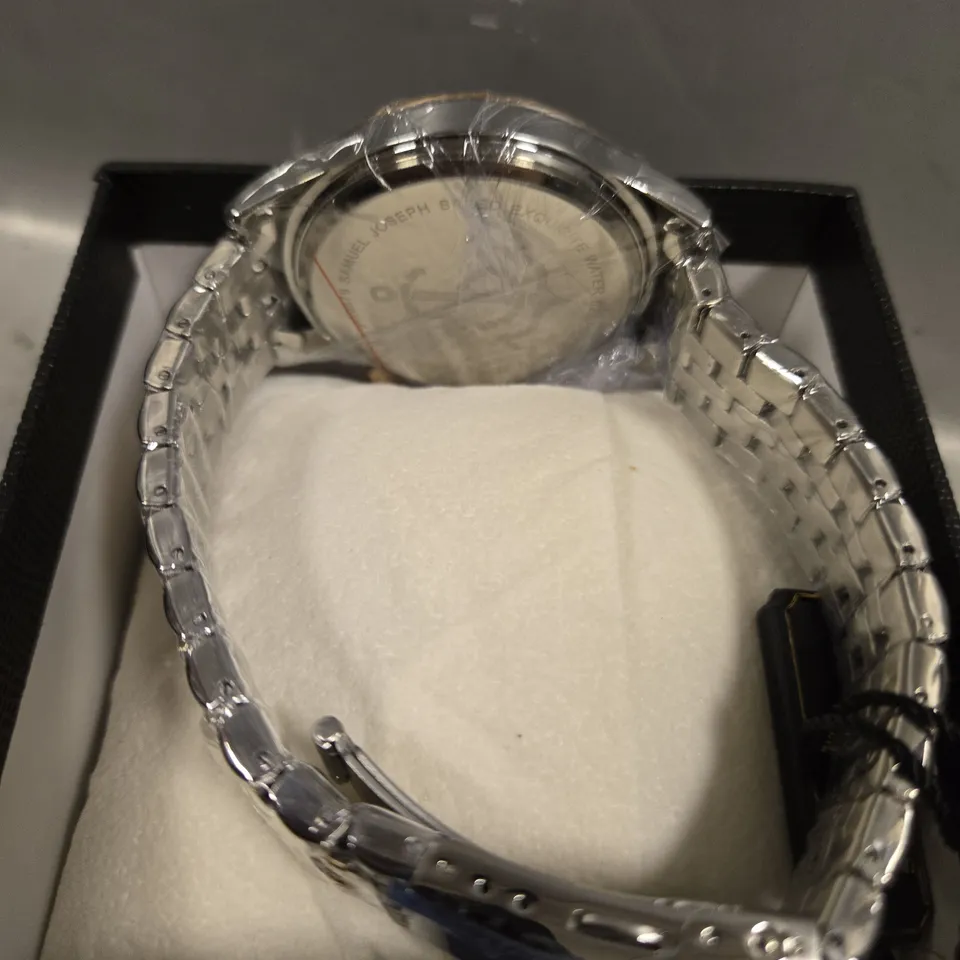 BOXED SAMUEL JOSEPH SPEED EXQUISITE TWO TONE WATCH 