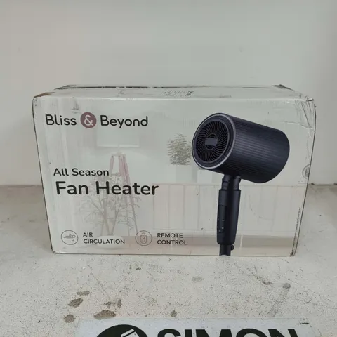 BOXED BLISS & BEYOND ALL SEASON FAN HEATER