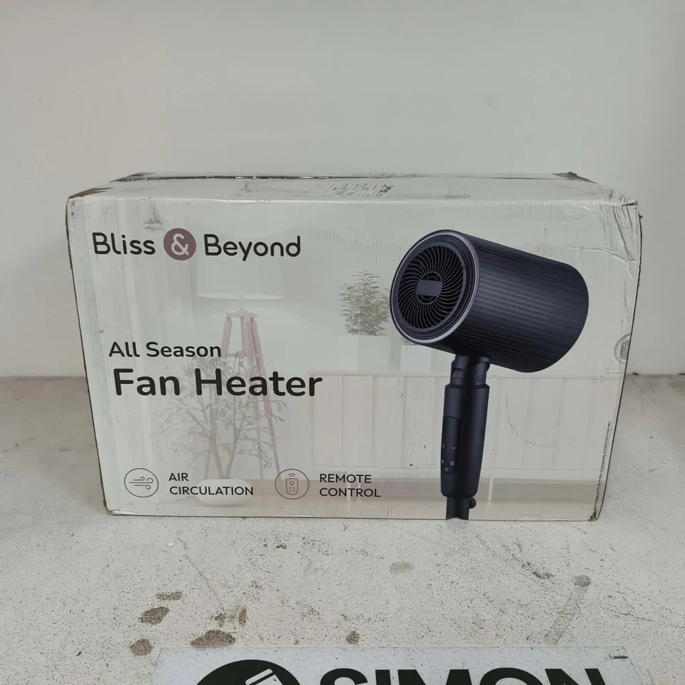 BOXED BLISS & BEYOND ALL SEASON FAN HEATER