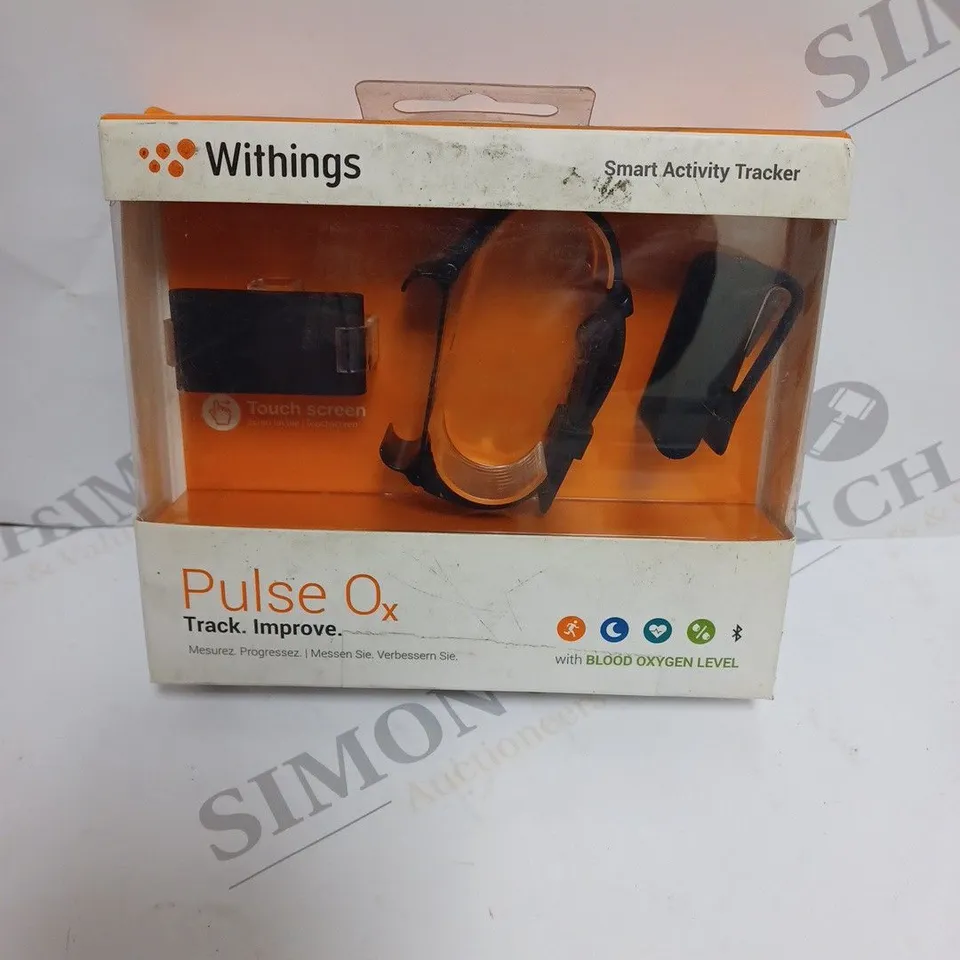 5 X BOXED WITHINGS PULSE OX SMART ACTIVITY TRACKERS 