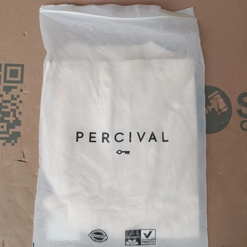 BAGGED PERCIVAL ARNOLD OVERSIZED T-SHIRT IN ECRU SIZE MEDIUM