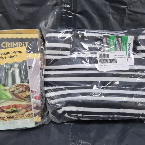 BOX OF APPROXIMATELY 10 ASSORTED HOUSEHOLD ITEMS TO INCLUDE CRIMPIT ULTIMATE WRAP BUNDLE, ETC - COLLECTION ONLY