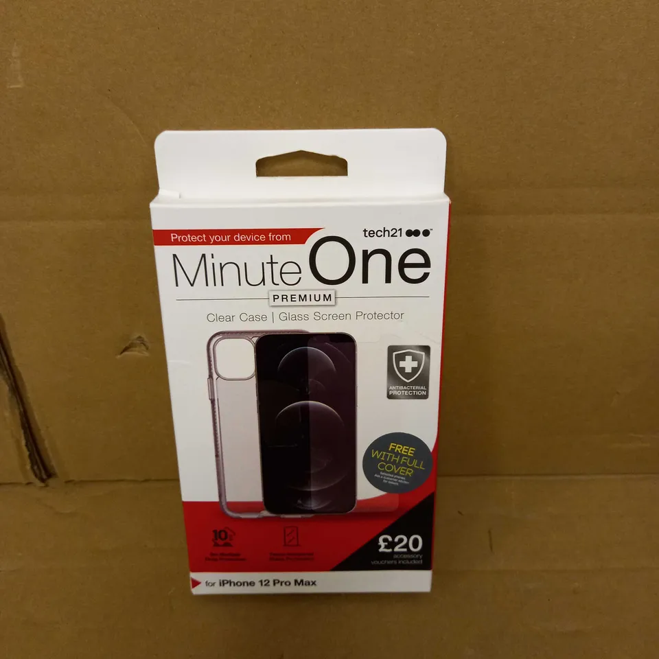 BOX OF APPROXIMATELY 80 ASSORTED TECH21 MINUTE ONE PHONE CASES