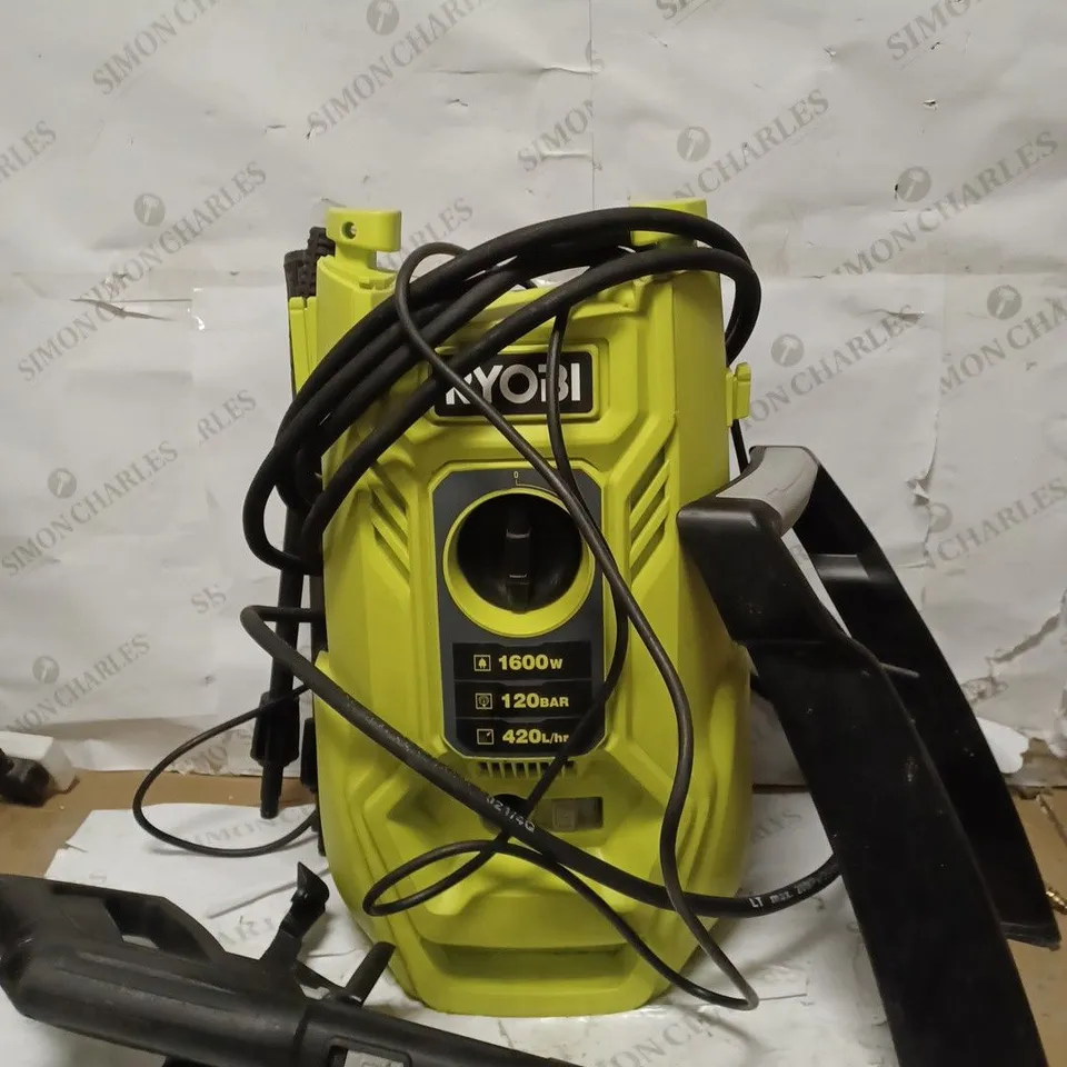 RYOBI RY120PWA 1600W 120BAR PRESSURE WASHER