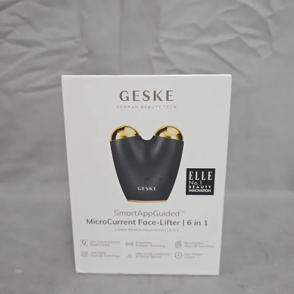 GESKE SMARTAPPGUIDED MICROCURRENT FACE-LIFTER 6-IN-1