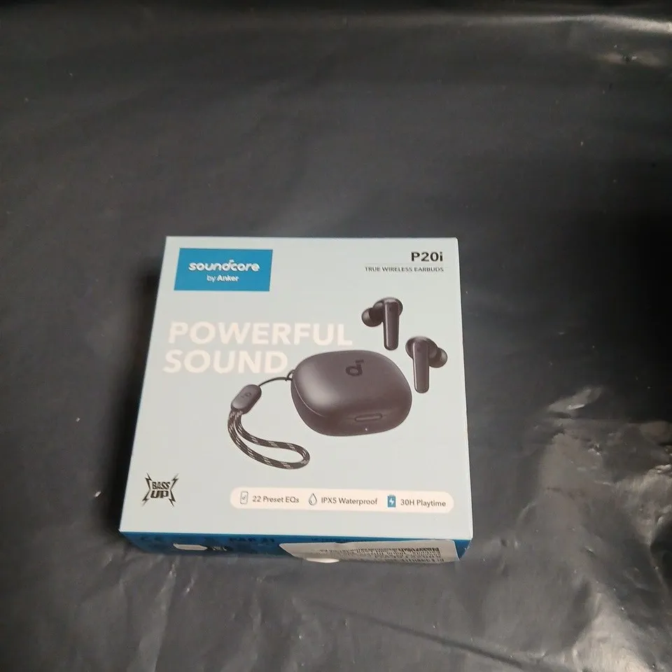 SOUNDCORE BY ANKER P20I TRUE WIRELESS EARBUDS – BOXED
