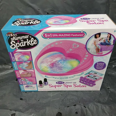 SHIMMER N SPARKLE 5 IN 1 LIGHT UP SUPER SPA SALON