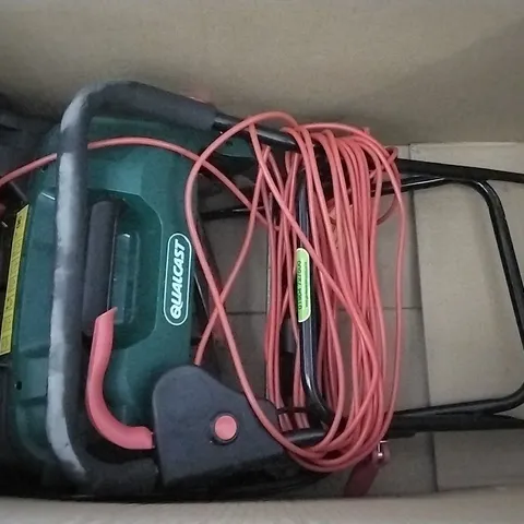 BOXED USED QUALCAST SCM32A 400W 32CM ELECTRIC CYLINDER LAWN MOWER