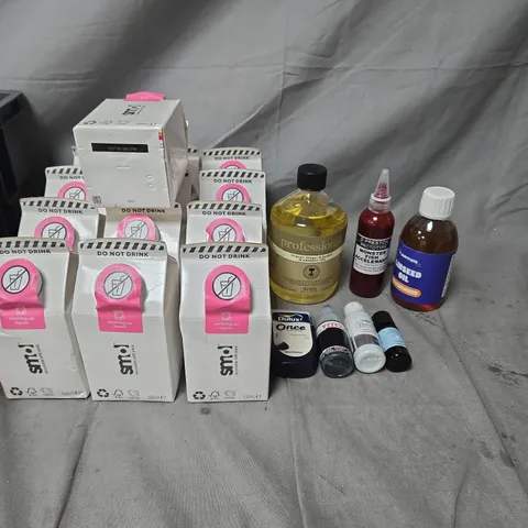 APPROXIMATELY 10 ASSORTED HEALTH & BEAUTY PRODUCTS – MIXED LOT WITH BOTTLES AND BOXED ITEMS