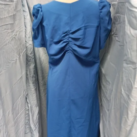 NOBODY'S CHILD PETITE NAOMI MIDI DRESS – UK 12 (EU 40, USA 8) – COBALT BLUE