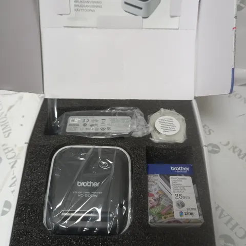 BROTHER VC-500WCR FULL COLOUR LABEL PRINTER