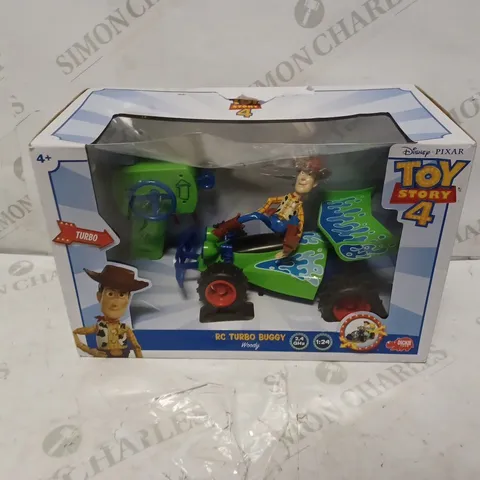 DISNEY PIXAR TOY STORY 4 RC TURBO BUGGY WOODY