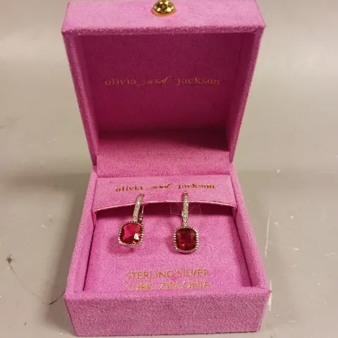 OLIVIA & JACKSON CUBIC ZIRCONIA DROP EARRINGS