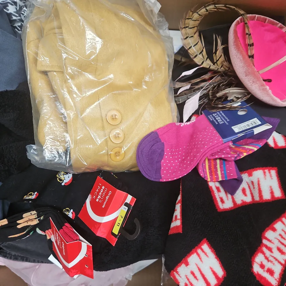 APPROXIMATELY 20 ASSORTED CLOTHING AND FASHION PRODUCTS IN VARIOUS STYLES AND SIZES - COLLECTION ONLY