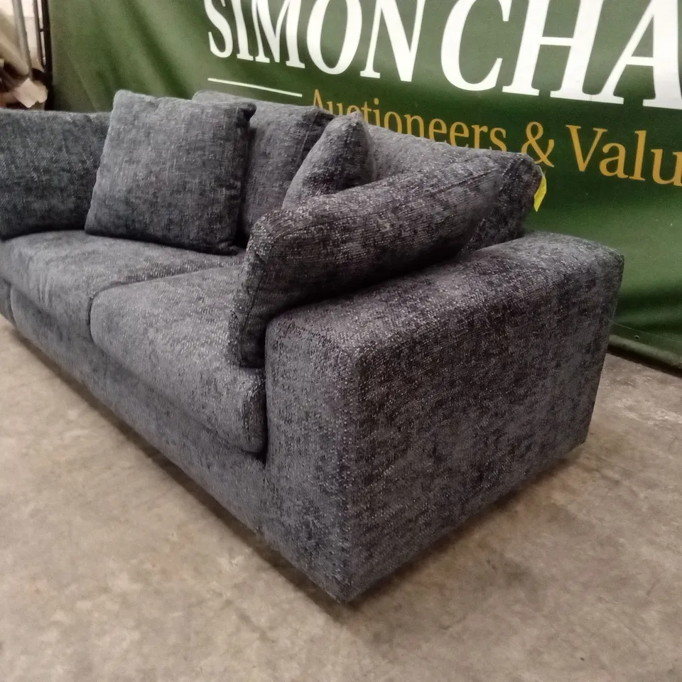 AVENA 3 SEATER FABRIC SOFA - MIDNIGHT RRP £899