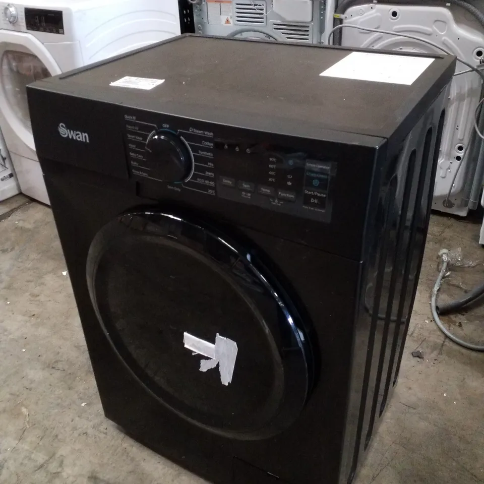 SWAN 8KG 1400 SPIN FREESTANDING WASHING MACHINE - BLACK