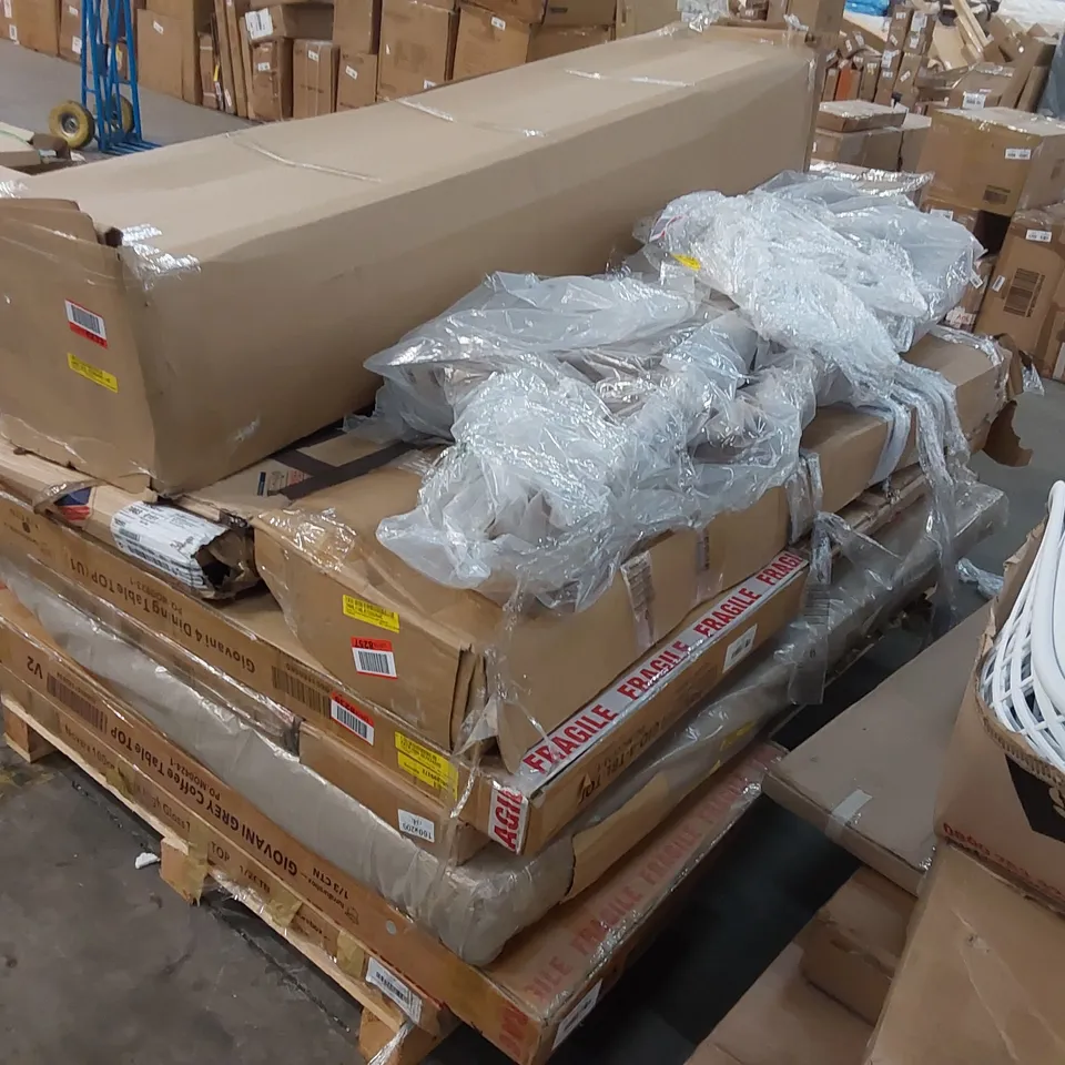 LARGE PALLET OF ASSORTED HOMEWARE/FURNITURE PARTS