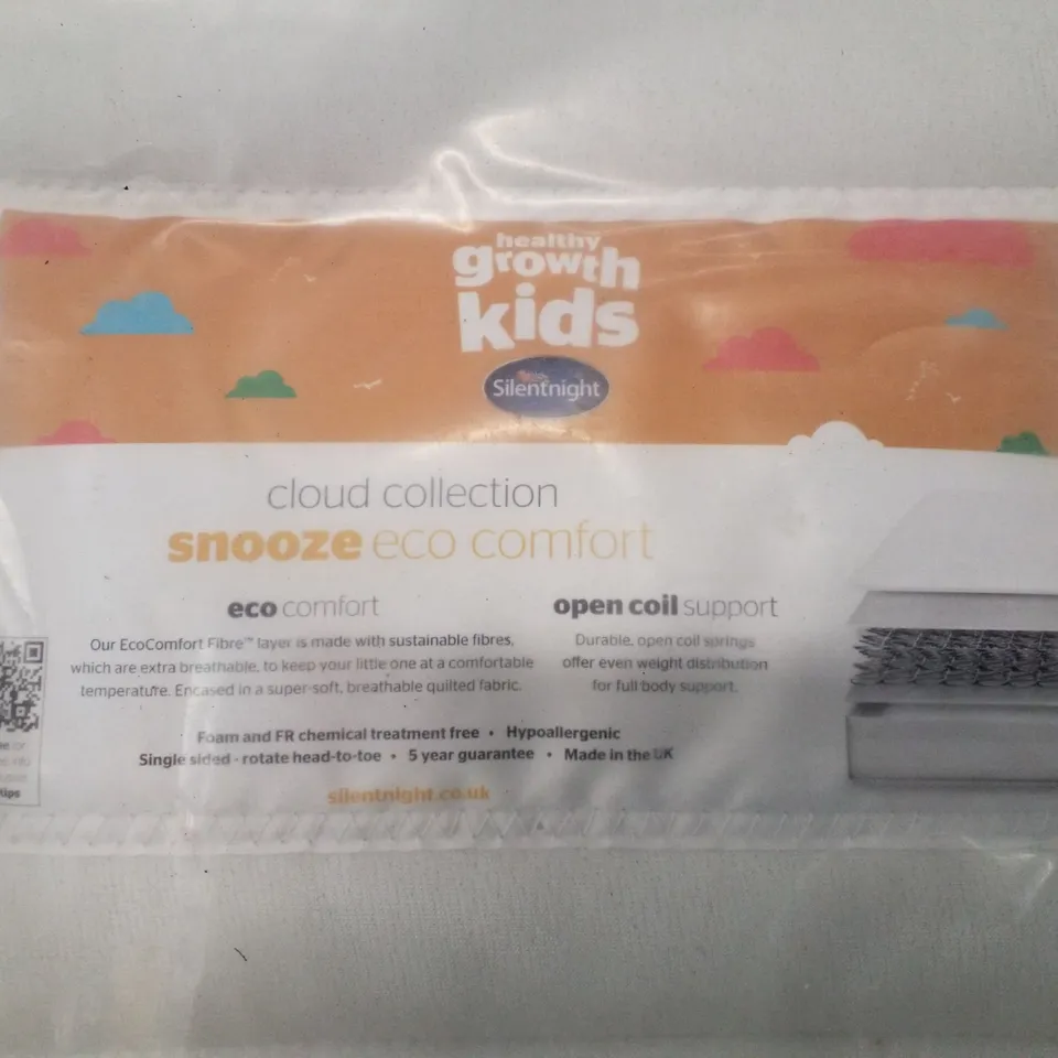 BAGGED QUALITY SILENTNIGHT SNOOZE ECO 90CM SINGLE MATTRESS 