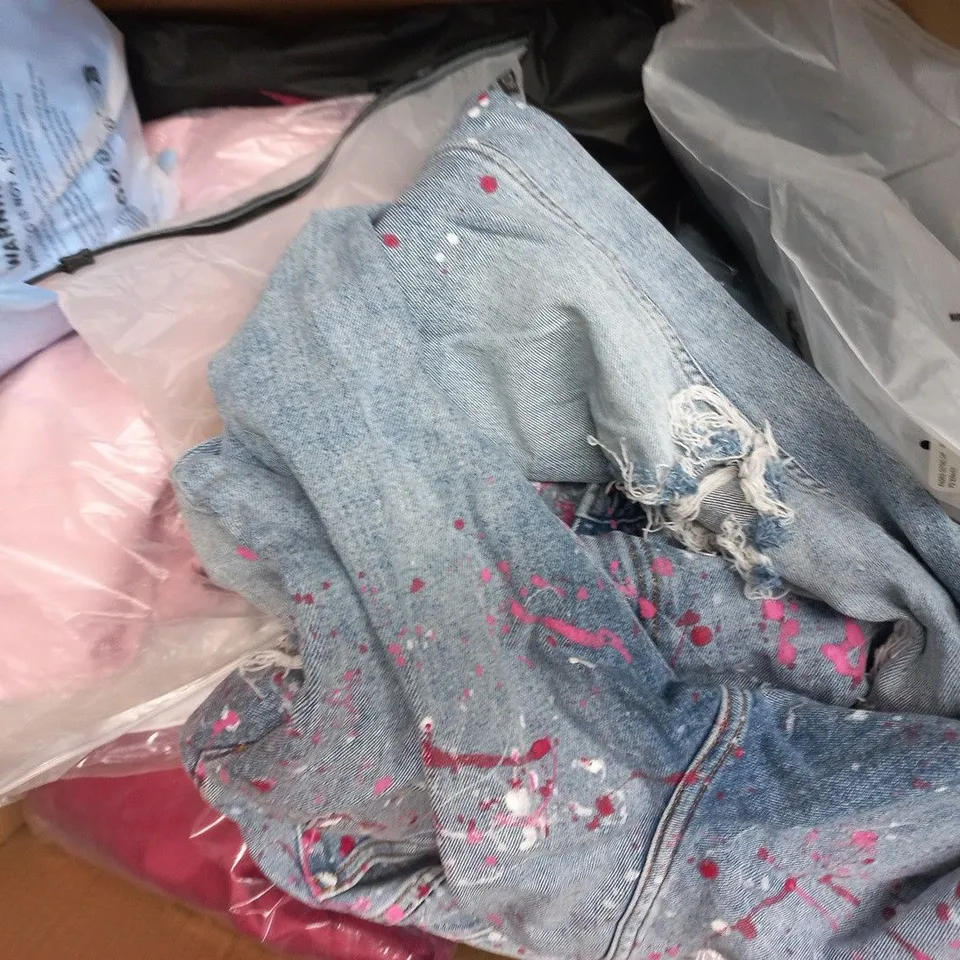 APPROXIMATELY 20 ASSORTED CLOTHING AND FASHION PRODUCTS IN VARIOUS STYLES AND SIZES - COLLECTION ONLY