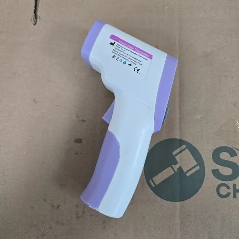INFRARED DIGITAL THERMOMETER – WHITE WITH PURPLE ACCENTS