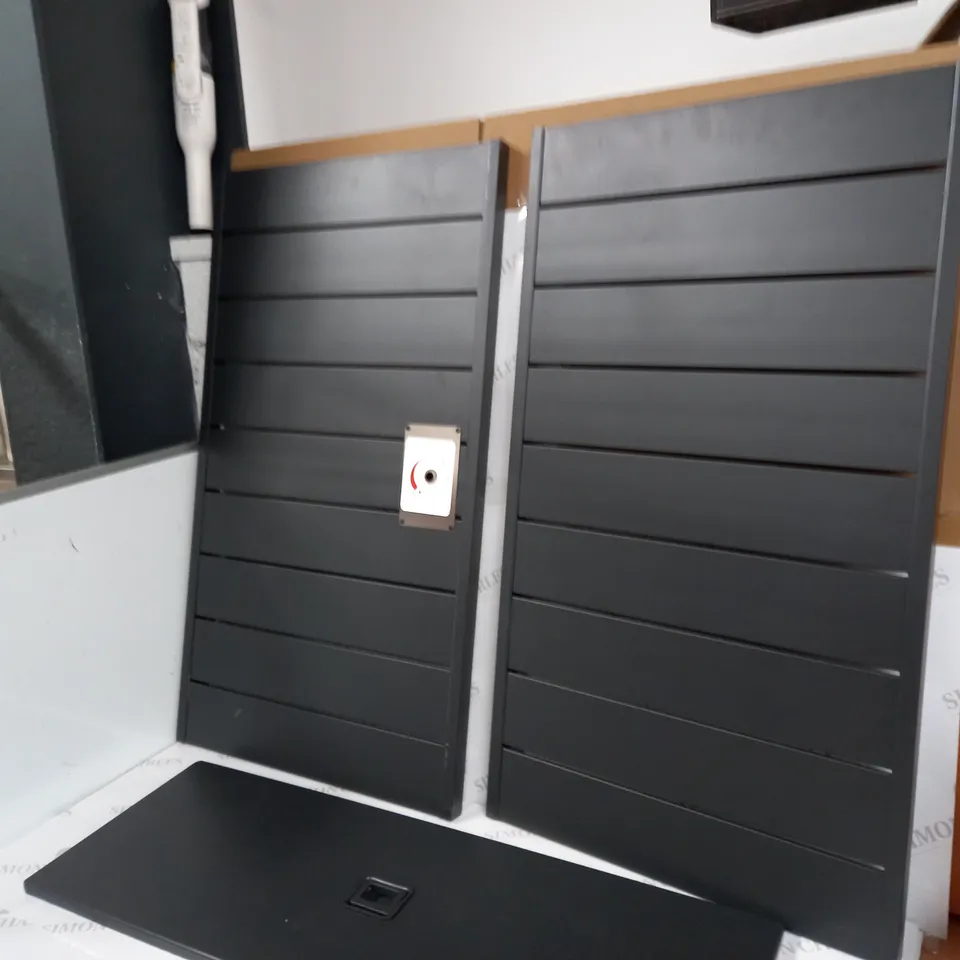 LARGE GREY METAL GAS PATIO HEATER - COLLECTION ONLY