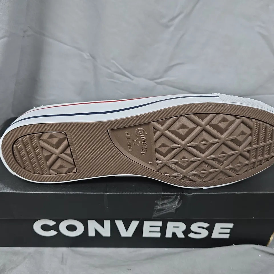 CONVERSE WIDE OX TRAINERS – WHITE, UK 11