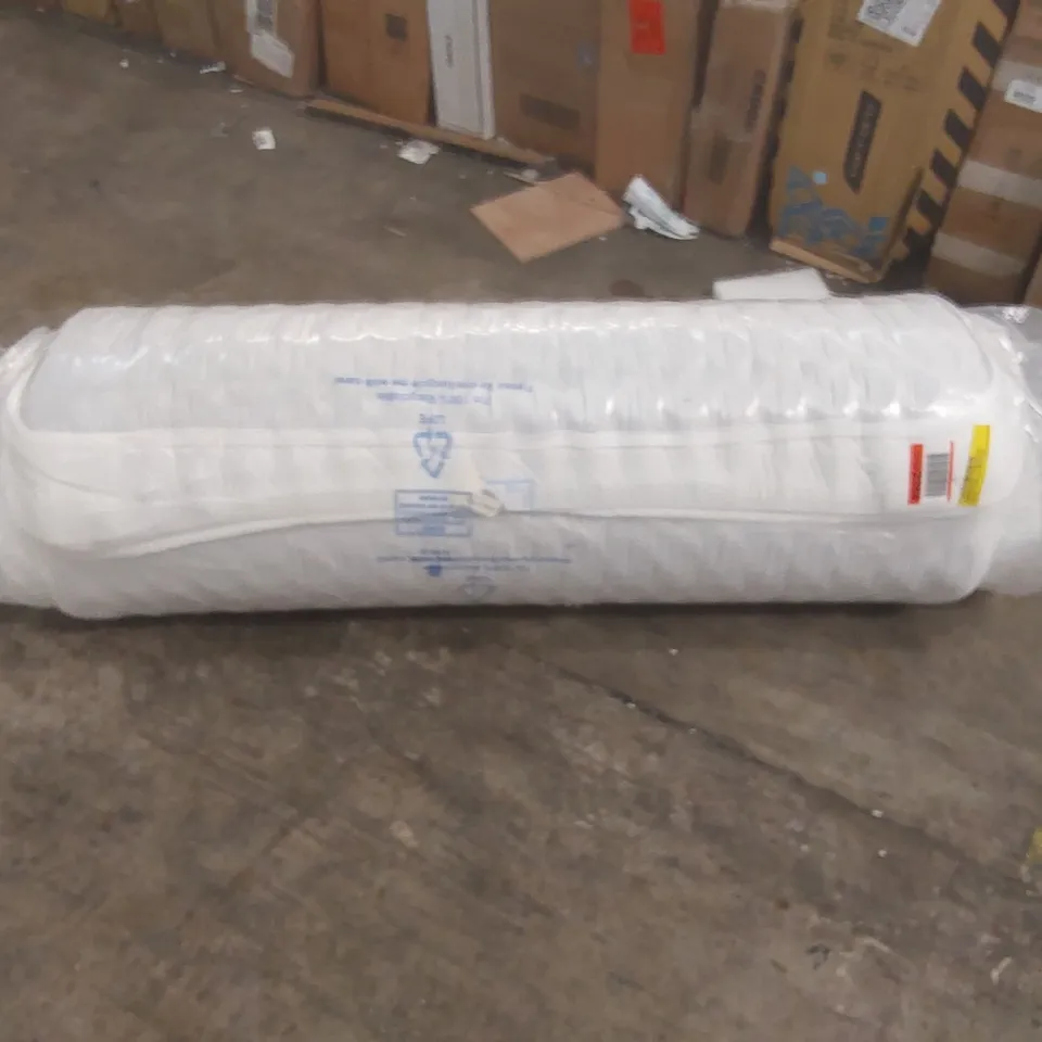 QUALITY BAGGED AND ROLLED SERENITY HYBRID POCKET SPRUNG & MEMORY FOAM MATTRESS - 4' SMALL DOUBLE