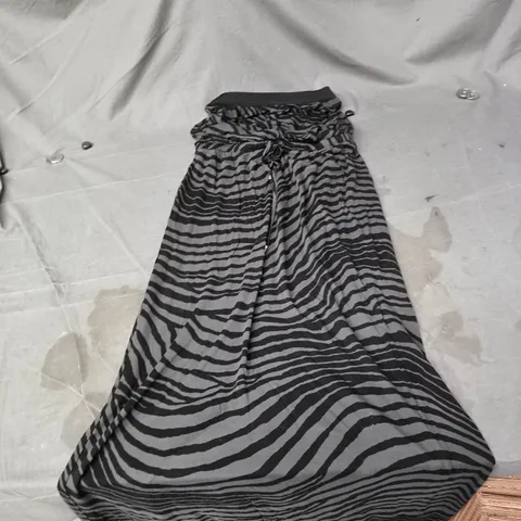 MINT VELVET ZEBRA PRINT WOMEN'S WIDE-LEG TROUSERS/DRESS – SIZE S 