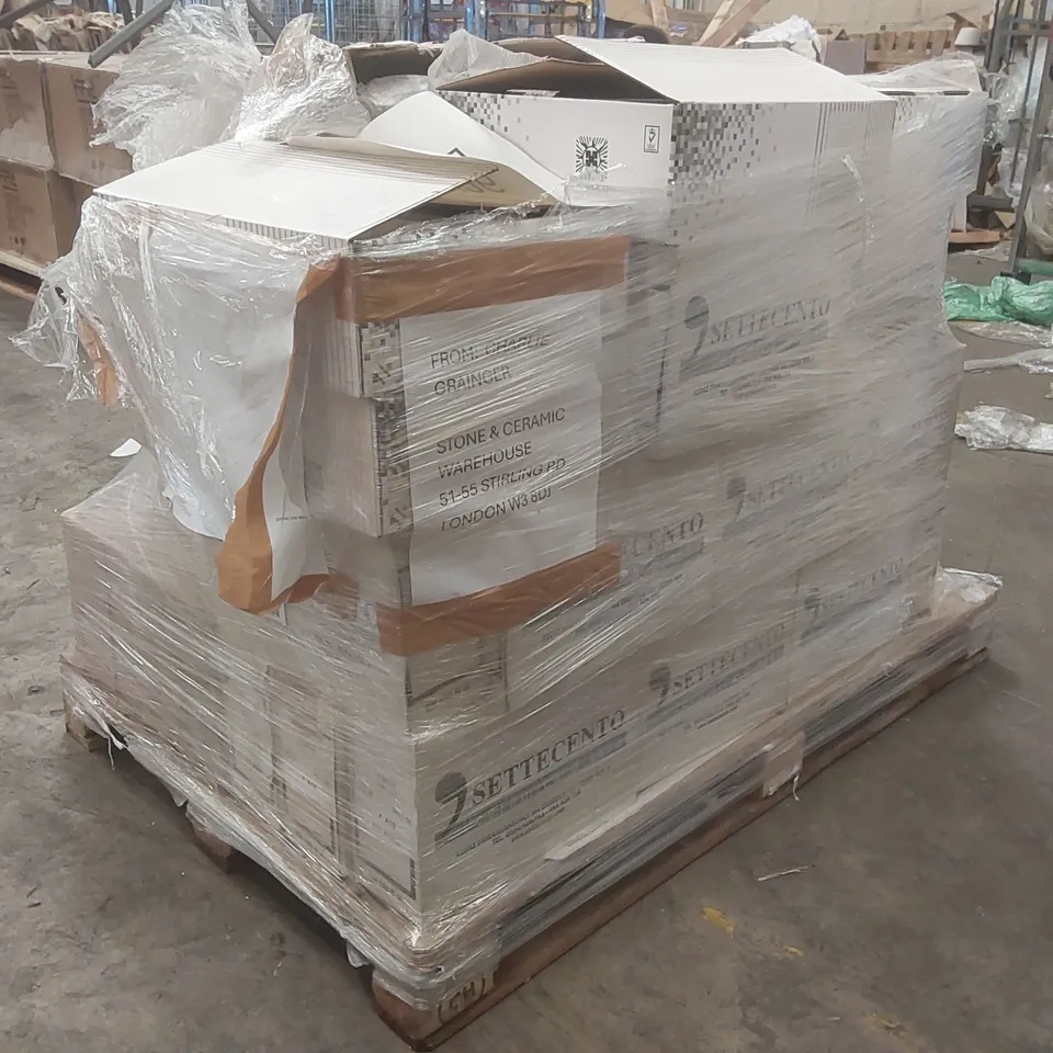 PALLET CONTAINING A VERY LARGE QUANTITY OF ASSORTED TILES