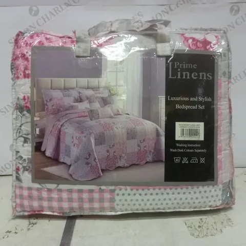 PRIME LINENS LUXURIOUS AND STYLISH BEDSPREAD SET - 235CM X 250CM